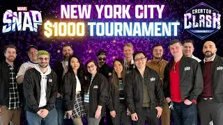 $1000 MARVEL SNAP TOURNAMENT - CREATOR CLASH NYC - HIGHLIGHTS & FINALS