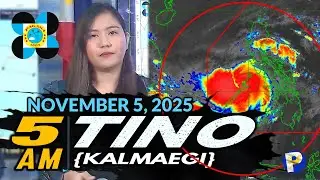 Bagyong TINO Kasalukuyang Tinatahak ang Palawan at Nanatiling Napakalakas