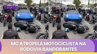 MC atropela motociclista na Rodovia Bandeirantes | Programa da Tarde