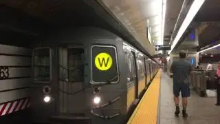 [MTA]: Whitehall Street Bound R68-A (W) Train via SAS @ Lexington Av-63rd Street