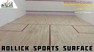 Squash Court, Delhi Cantt, | #rollicksportssurface | #sports #sportsflooring