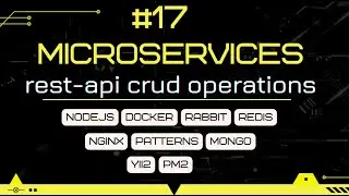 Brief overview of CRUD operations via REST API in a NodeJS microservice.
