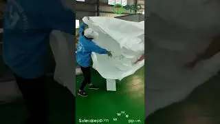 FIBC BIG BAG WITH 2 LOOPS AT THE BOTTOM | BAO JUMBO MIỆNG TR&Ugrave;M Đ&Aacute;Y XẢ 6 QUAI