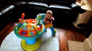 Bright Starts Around We Go Activity Station; Tristan 5 months Squealing