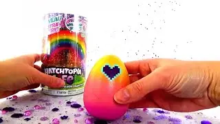 Hatchimals Hatchtopia Life - Unboxing Rare  Glitter Puffatoo