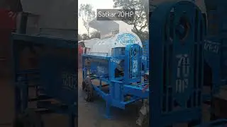 Asia Satkar Wheat Thresher Machine  70 HP 42x36 Pratipal Singh #wheatthreshermachine #farmequipment