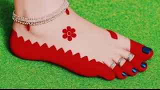 Aalta ki design #alta 🌺alta ka design ☺️#mehandi