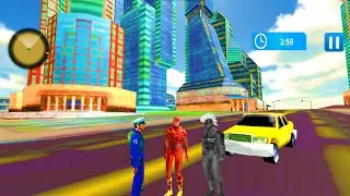Speed Hero Without Cape Crashes Into Rescue Mission &ndash; Police Light Speed Hero (Browser Gameplay)