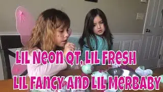 Addi May and Her BFF Ellie Open 3 Lil Sis Balls and also Show You Neon QT.