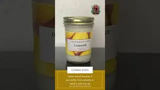Mood Booster Candle #lemonade #candles #candleshop #moodbooster #mentalhealthadvocate #anxiety #fyp