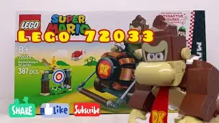 Lego Super Mario 72033: Mario Kart - Donkey Kong & DK Jumbo Speedbuild 🦍🏎️🍌🐢
