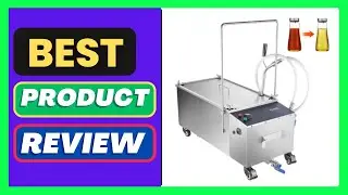 VEVOR Mobile Fryer Filter, 55L Oil Tank Capacity, Oil Filtration System with 10 L/min Oil