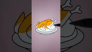 chicken roast #chickenroast #painting #coloring #cute #drawing #kidsvideo