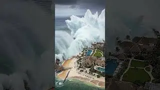 🌊Sudden tsunami at a summer resort