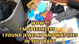 I WENT DUMPSTER DIVING  AND FOUND JEWELRY, WATCHES AND USEFUL STUFF.  HUGE MEGA HAUL