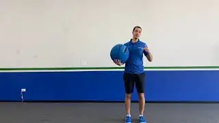 Medicine Ball Lunge with rotation