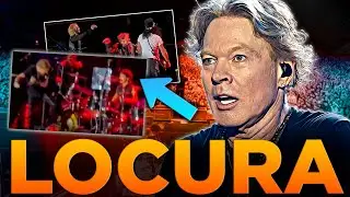 &iquest;QU&Eacute; LE PASO A AXL ROSE? | El CANTANTE se volvi&oacute; TOTALMENTE LOCO en PLENO SHOW de GUNS N ROSES