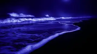 Ocean Waves at Midnight for Deep Rest and Full Body Relaxation 🌙