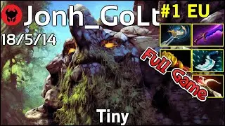 Jonh_GoLt plays Tiny!!! Dota 2 Full Game 7.21