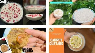 4 Easy Eid Dessert Recipes | EID DESSERTS RECIPES | Eid Special Recipe