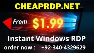 Cheap Windows RDP 💻 | Starting from $1.99/month | Fast & Secure