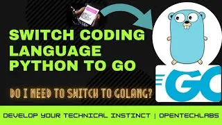 Switch Coding Language - Python to GO - Do I need to switch to Golang?