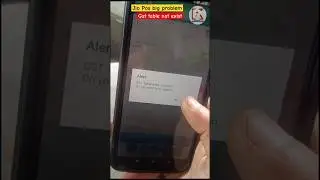 Gst table does not exist problem solution 🔥jio pos problem solution#smartphone @KRinfotech1