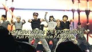 [4K] CRAVITY at K-EXPO Canada 2025 Full Performance FANCAM