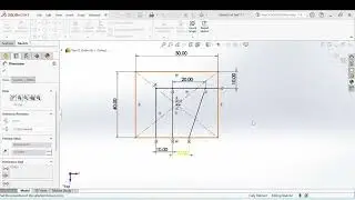 SolidWorks Beginner Exercise 15 in Tamil | CAD Modeling Tutorial