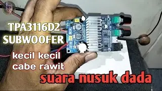 power ampli subwoofer Tpa3116d2 || ELEKTRONIK