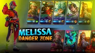 Unstoppable Melissa 😈 Rank Destroyed in Intense 5v5 Team Fight | MLBB