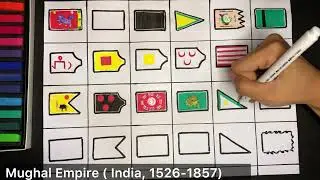 Historical Flags of Asia drawing #flag #asia