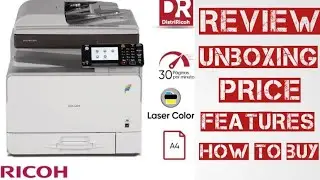 Ricoh Mpc 305 spf Review Unboxing and Installation Great Equipment for Home or business office