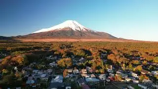 360 of Mount Fuji and Lake Yamanaka at sunrise