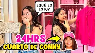 24 HORAS EN EL CUARTO DE CONNY 🌸💓 | Michell Merlin