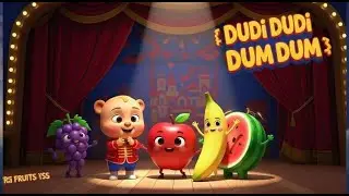 Dudi Dudi Dum Dum 🎵 Fruits Dance Song | Fun Kids Stage Show 🧸🍎