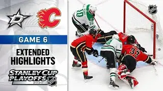 Dallas Stars vs Calgary Flames R1, Gm6 Aug 20, 2020 HIGHLIGHTS HD