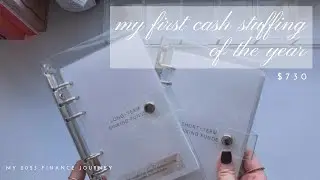 January Cash Stuffing #1 | 2023 | New Sinking Funds Setup | Cash Envelope System