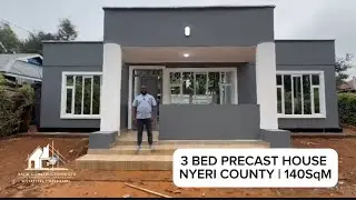 Modern 3-Bedroom Precast Gem in Nyeri – 140sqm with Secure Perimeter Fence