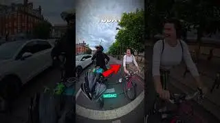 Este biker nunca olvidó a esta chica #shorts