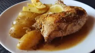 Pollo asado en olla r&aacute;pida
