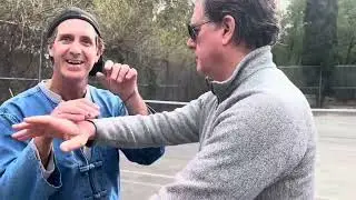 High and low pat push hands coupling in Chen pan ling 99 tai chi