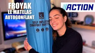 FROYAK le matelas autogonflant de chez ACTION le matelas de camping