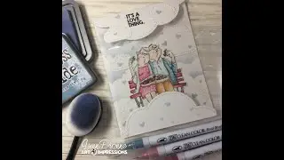 See-through Acetate Tent Fold Card!