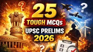 Only for Serious Aspirants 🔥 UPSC Prelims 2026 | 25 Tough Questions #upsc #ias #shivamsir 