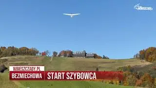 Miejsce, gdzie szybowce wznoszą się nad Bieszczadami