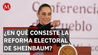 “Reforzará la democracia”: Sheinbaum niega que el INE pierda su autonomía