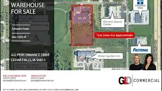 422 Performance Drive, Cedar Falls, IA Warehouse For Sale
