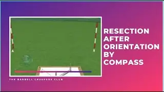 Resection   After Orientation By Compass || plotted || Civil || Blub || Surveyor