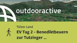 Wanderung im T&ouml;lzer Land: EV Tag 2 - Benediktbeuern zur Tutzinger H&uuml;tte